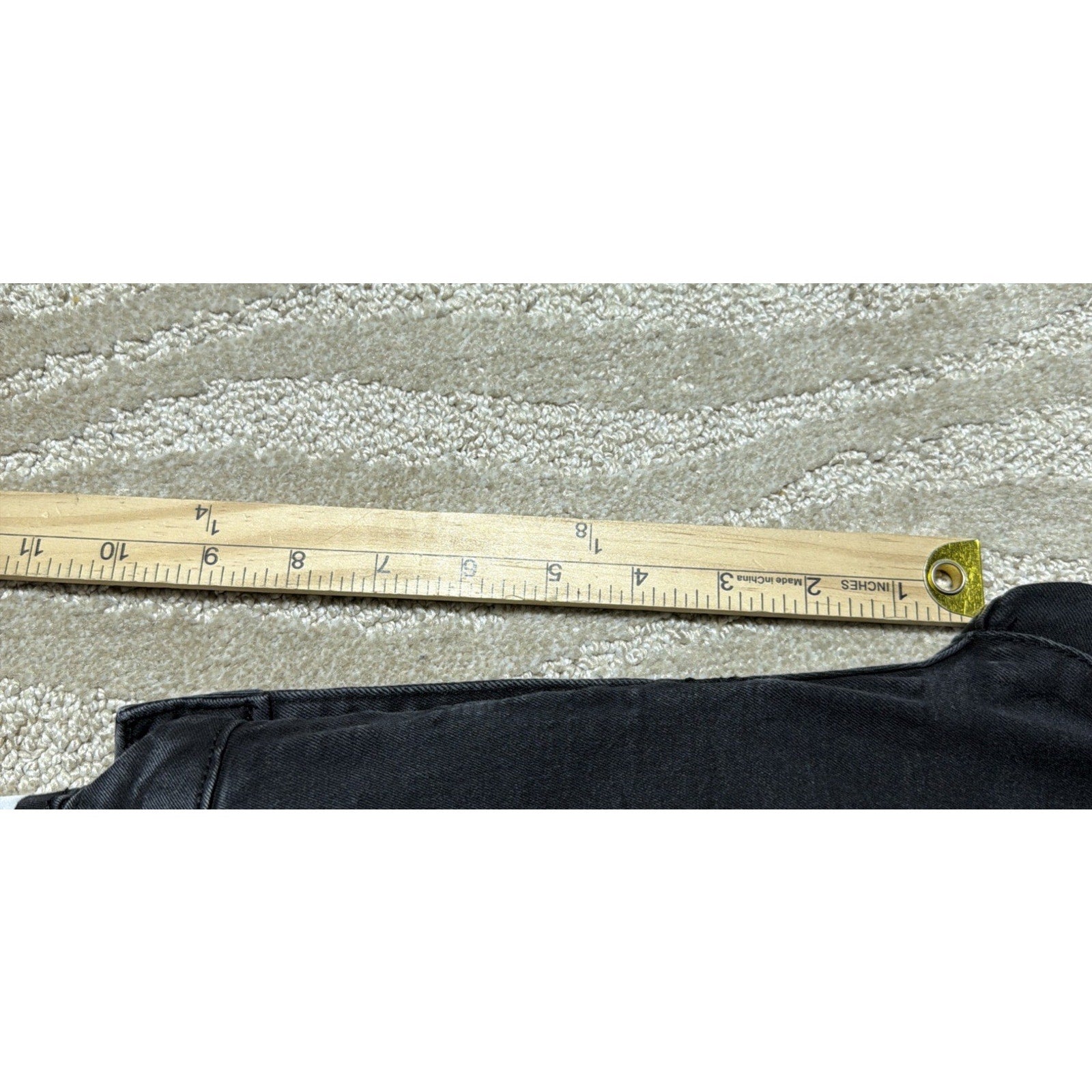 Womens 3/25 Kancan Jeans Black Skinny Distressed Dark Wash