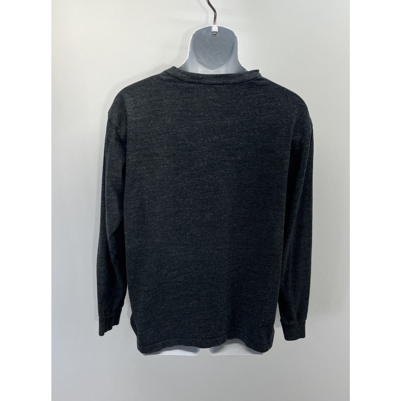 Polo Ralph Lauren Heather Grey Crew Neck Cotton Longsleeve Shirt Men's M