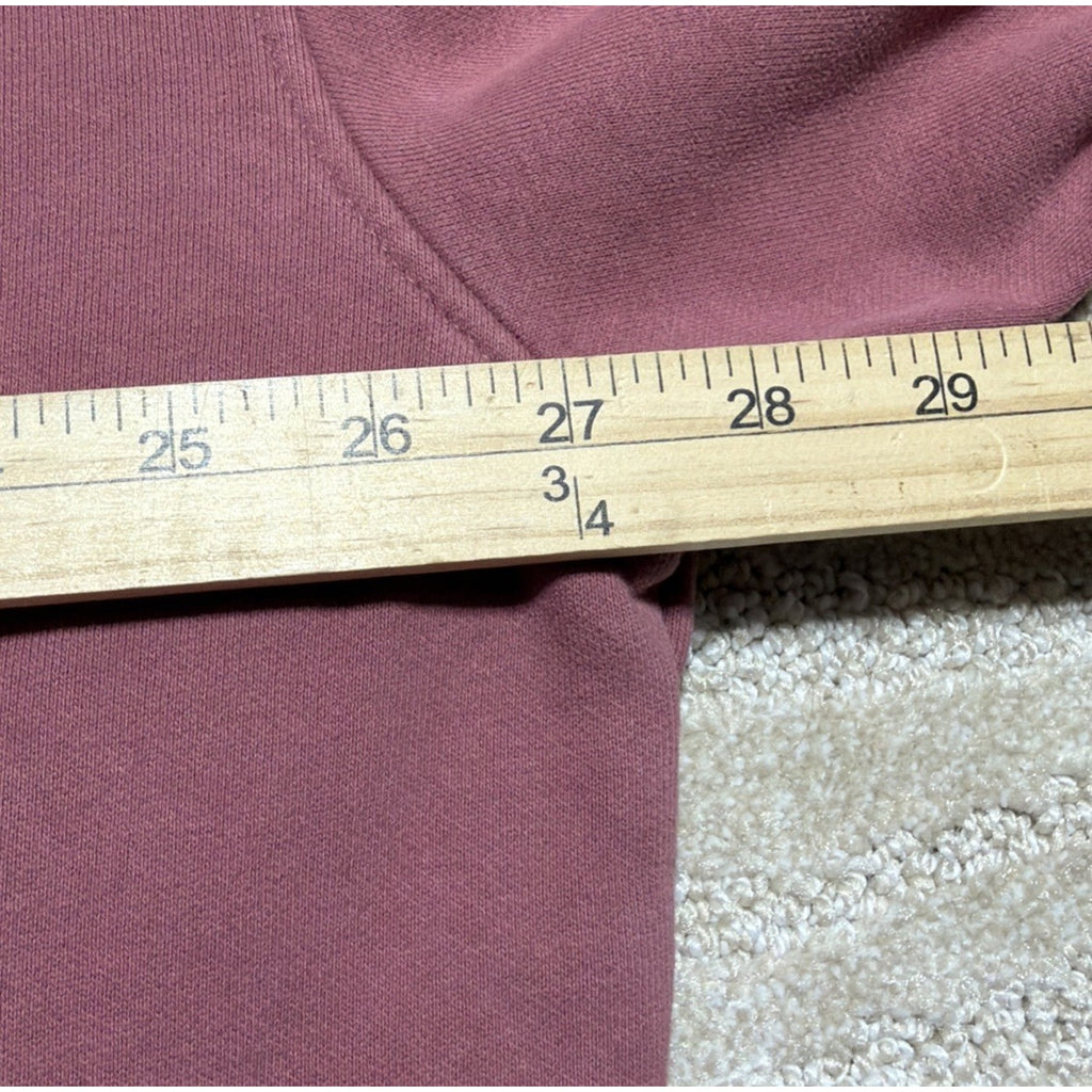 The North Face Womens City Oversized Crew Fleece Sweatshirt Wild Ginger L