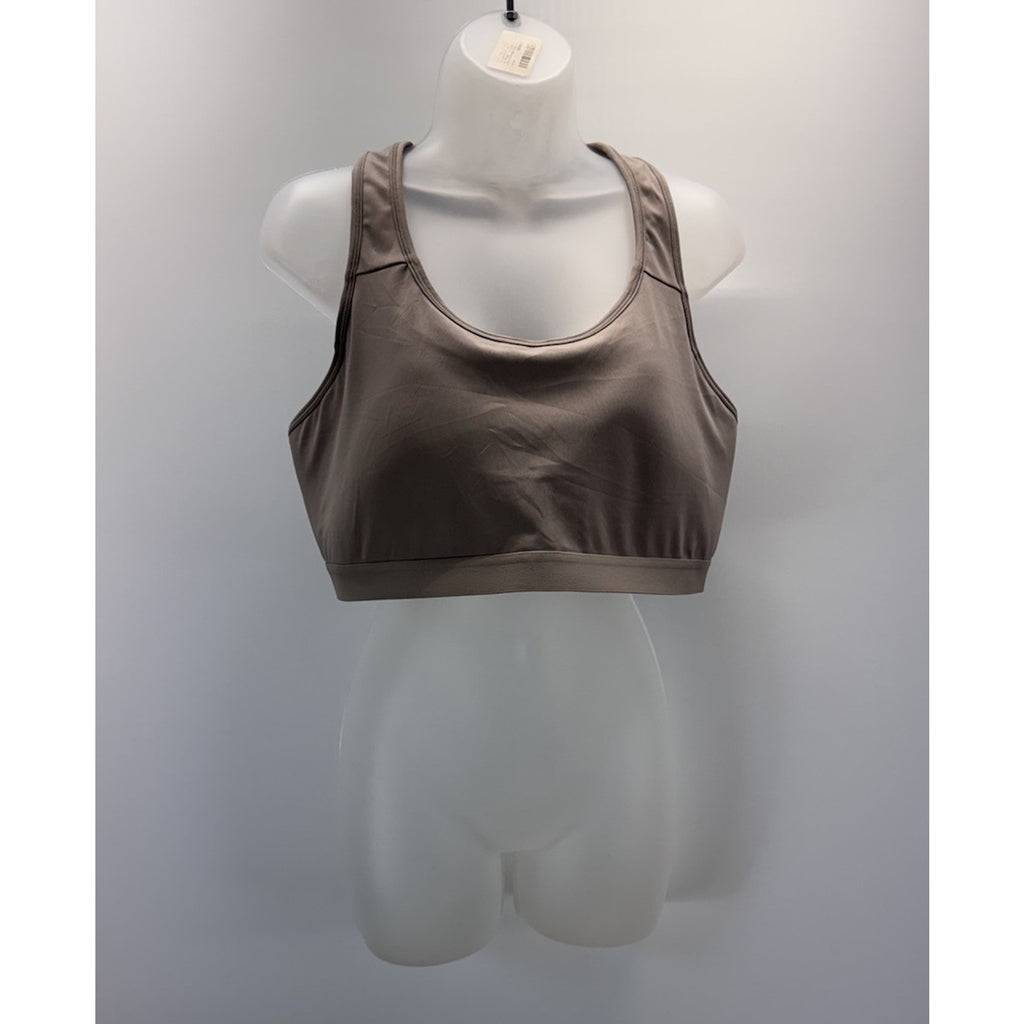 Avia Women's XXL (20) High Impact Strappy Sports Bra Taupe NWT