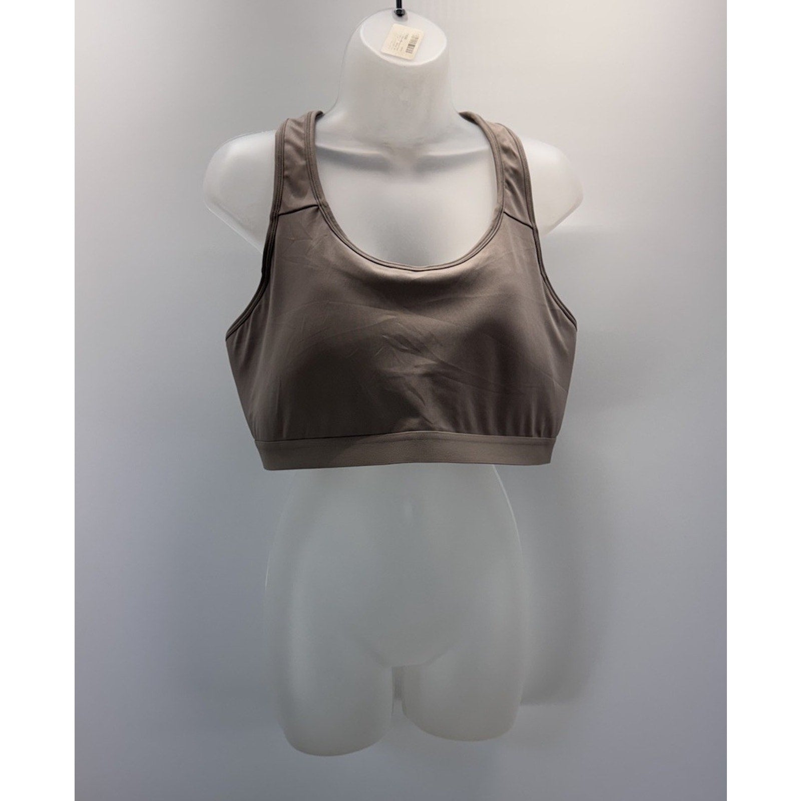 Avia Women's XXL (20) High Impact Strappy Sports Bra Taupe NWT