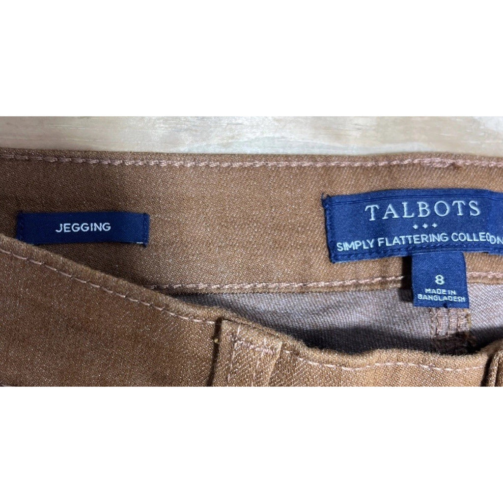 Talbots Simply Flattering 5 Pocket Jegging Jeans Womens Size 8 Amber