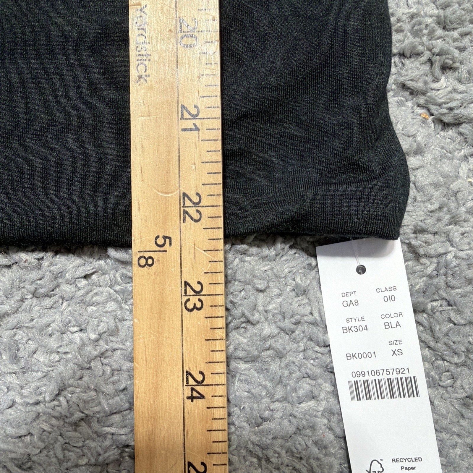 J Crew Form Knit high-neck Modal cutaway tank top, Black Size XS NWT Minimalist