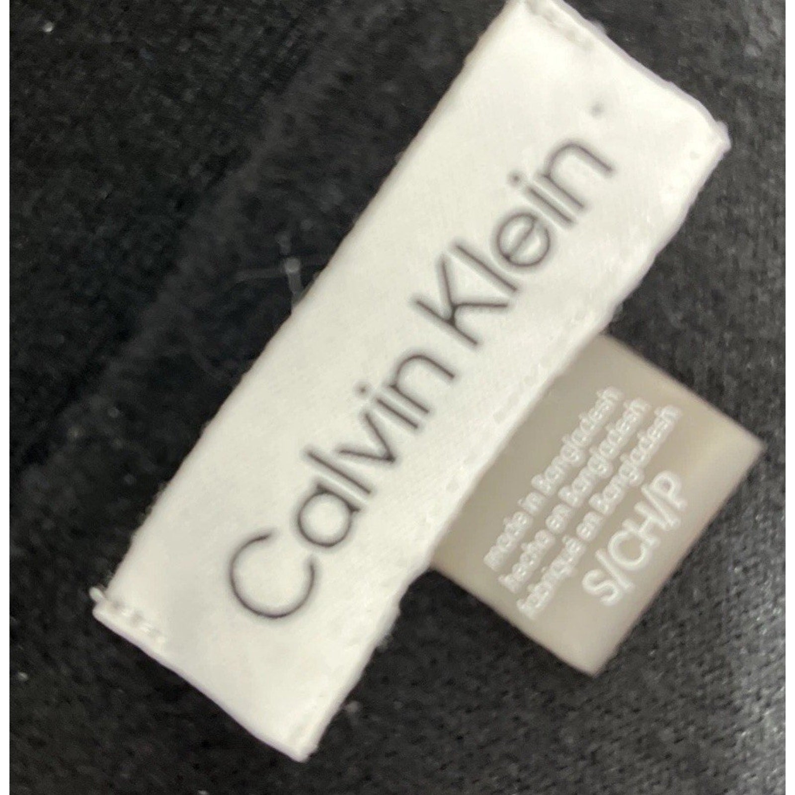 Calvin Klein Black Open Front Long Sleeve Crop Cardigan Sweater Womens Size
