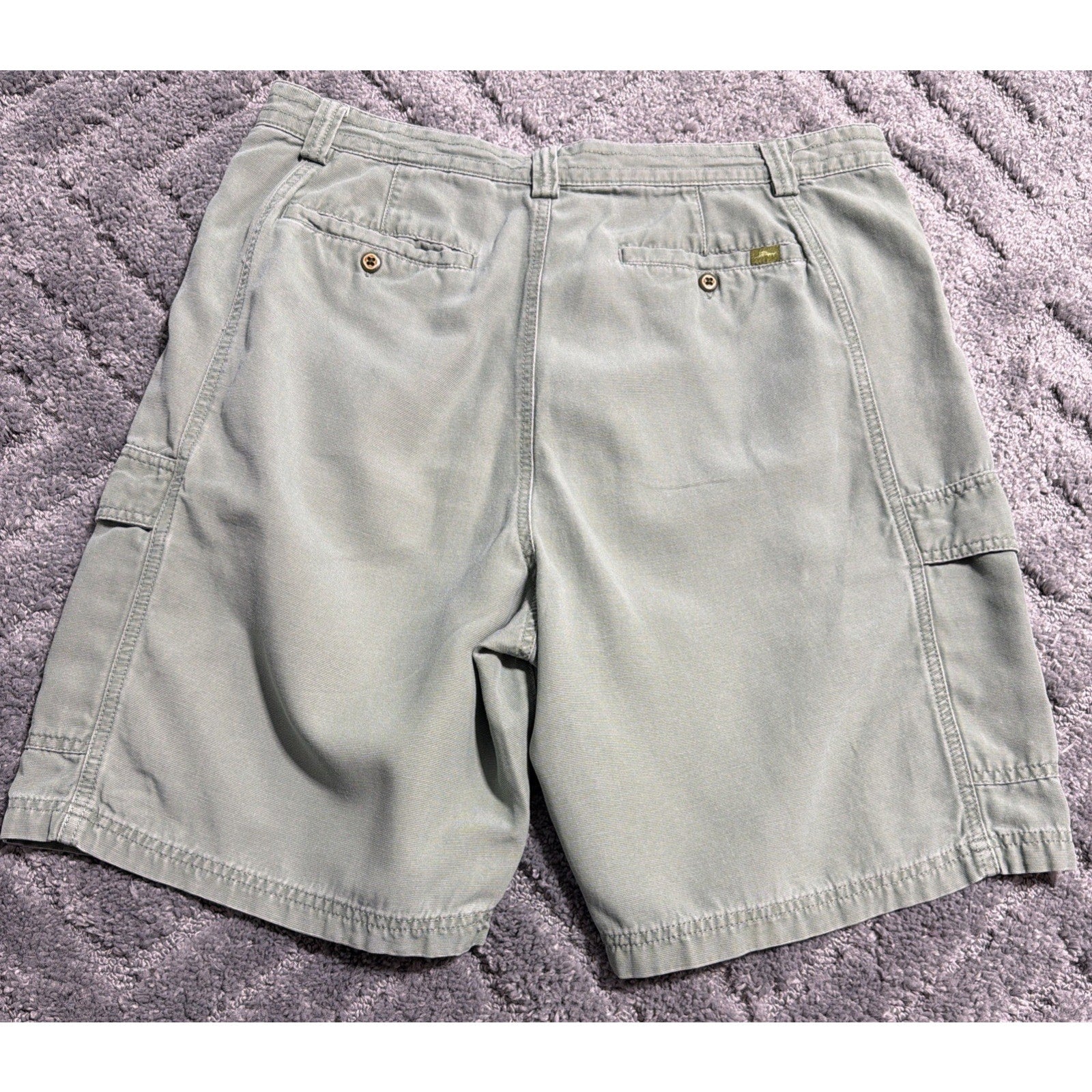 Tommy Bahama Relax Cargo Shorts Men's 36 Green Stretch Preppy 63-TR808