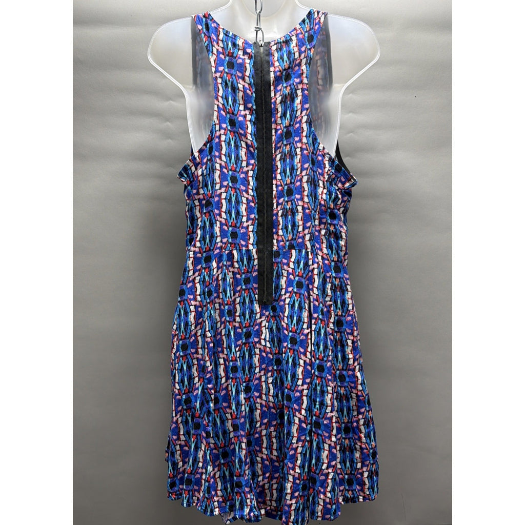 Bebop racerback colorful sleeveless Mini dress Beachy Vaca Casual size XL