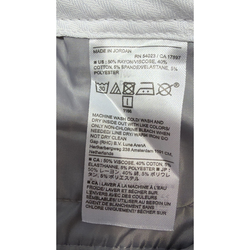 Banana Republic Sloan Pants Womens 4 Rayon Blend Gray Career 30x27