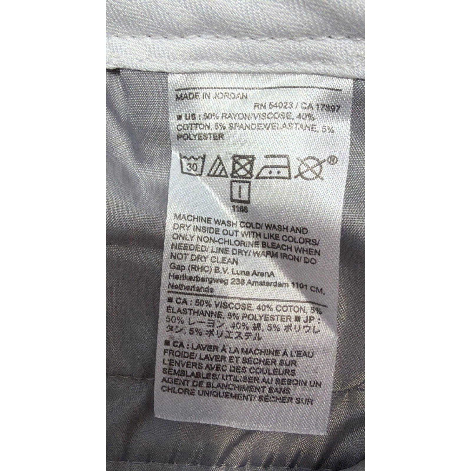 Banana Republic Sloan Pants Womens 4 Rayon Blend Gray Career 30x27