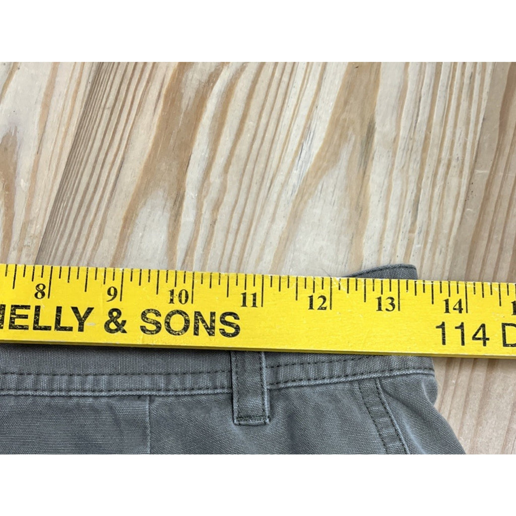 J Crew Women's Active Cargo Shorts Size 4 Khaki Brown Zipper Pockets 100% Cotton