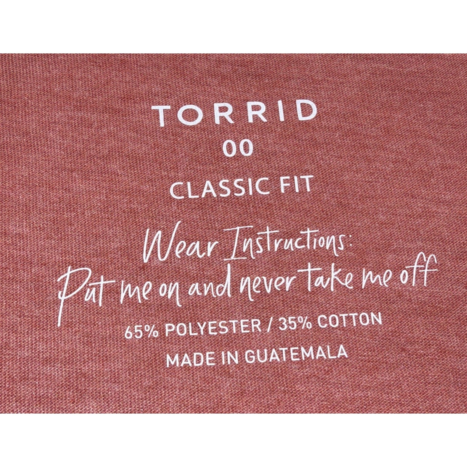 Torrid Girlfriend Signature Jersey Womans Classic Fit V Neck T Shirt Top NWT M/L