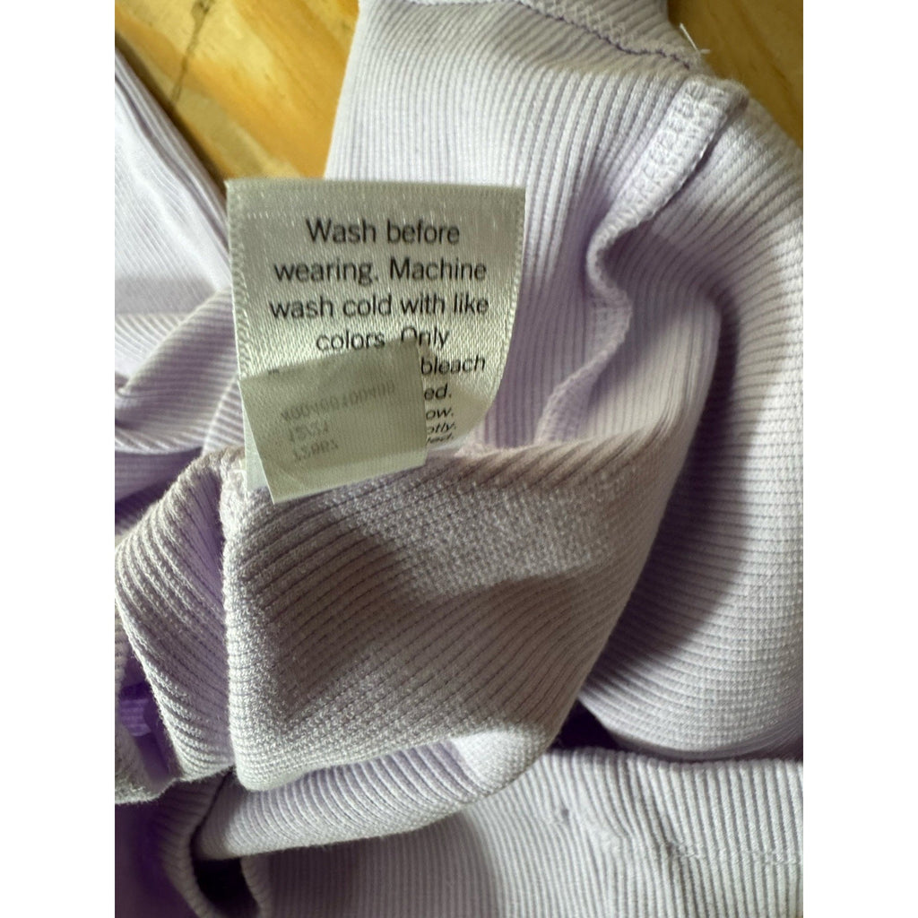 Ladies Apt. 9 Purple Ribbed Slim Fitting Dress Open Back Size Small