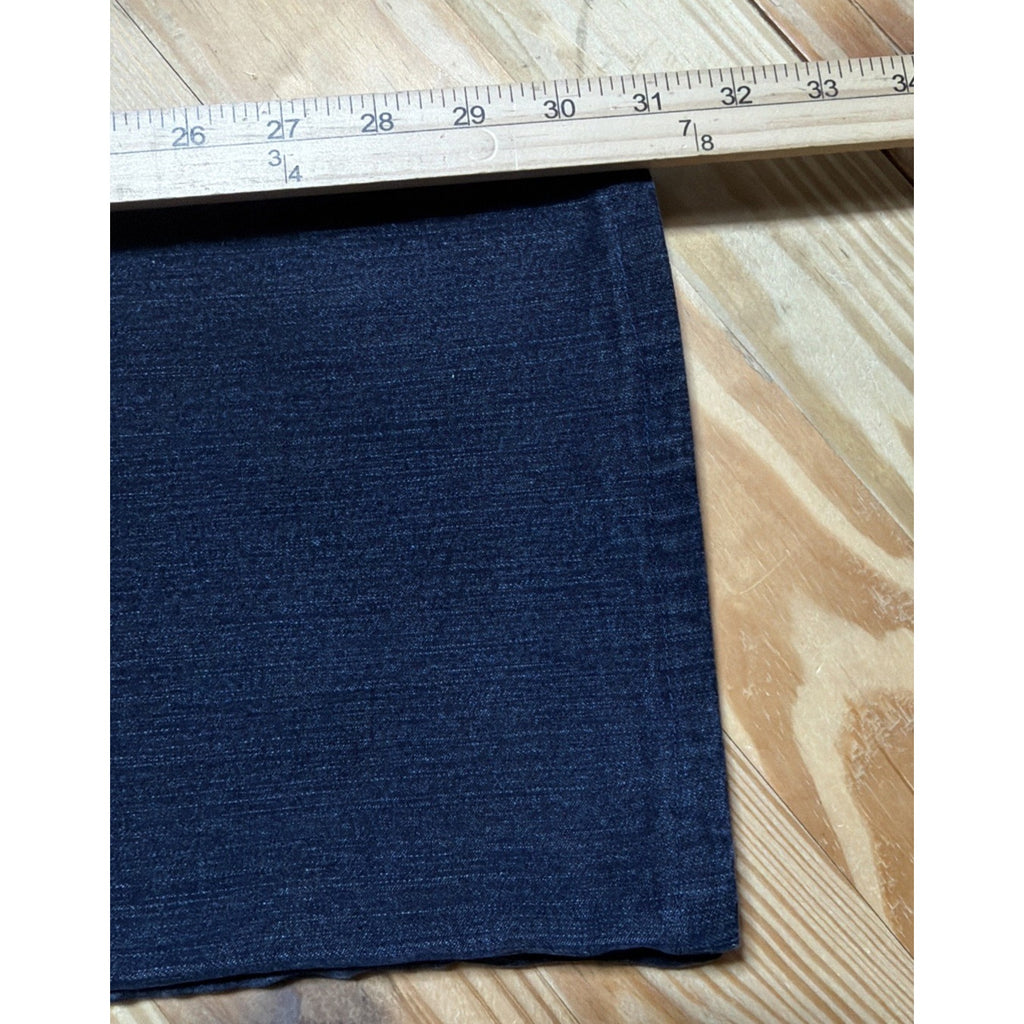Chico's Blue Jeans Mid Rise Bootcut Flare Womens Size 32x31 Dark Wash