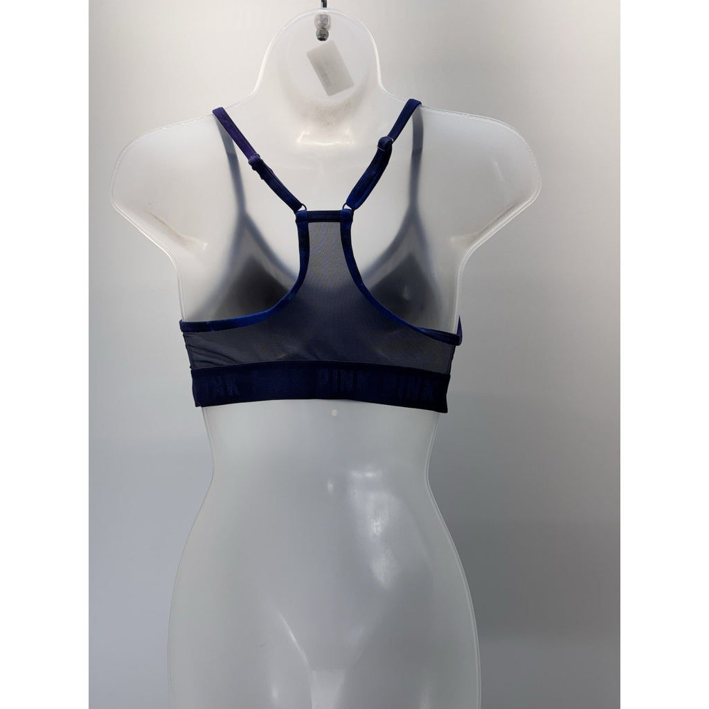 Victoria’s Secret Pink Ultimate Lined Velvet Sports Bra Size M