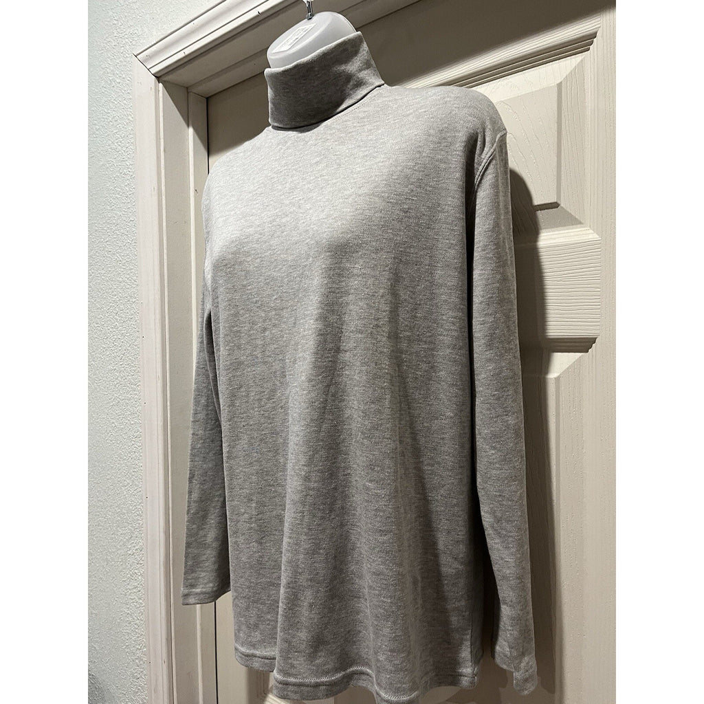 Bobbie Brooks Womens Long Sleeve Gray Sweater Large