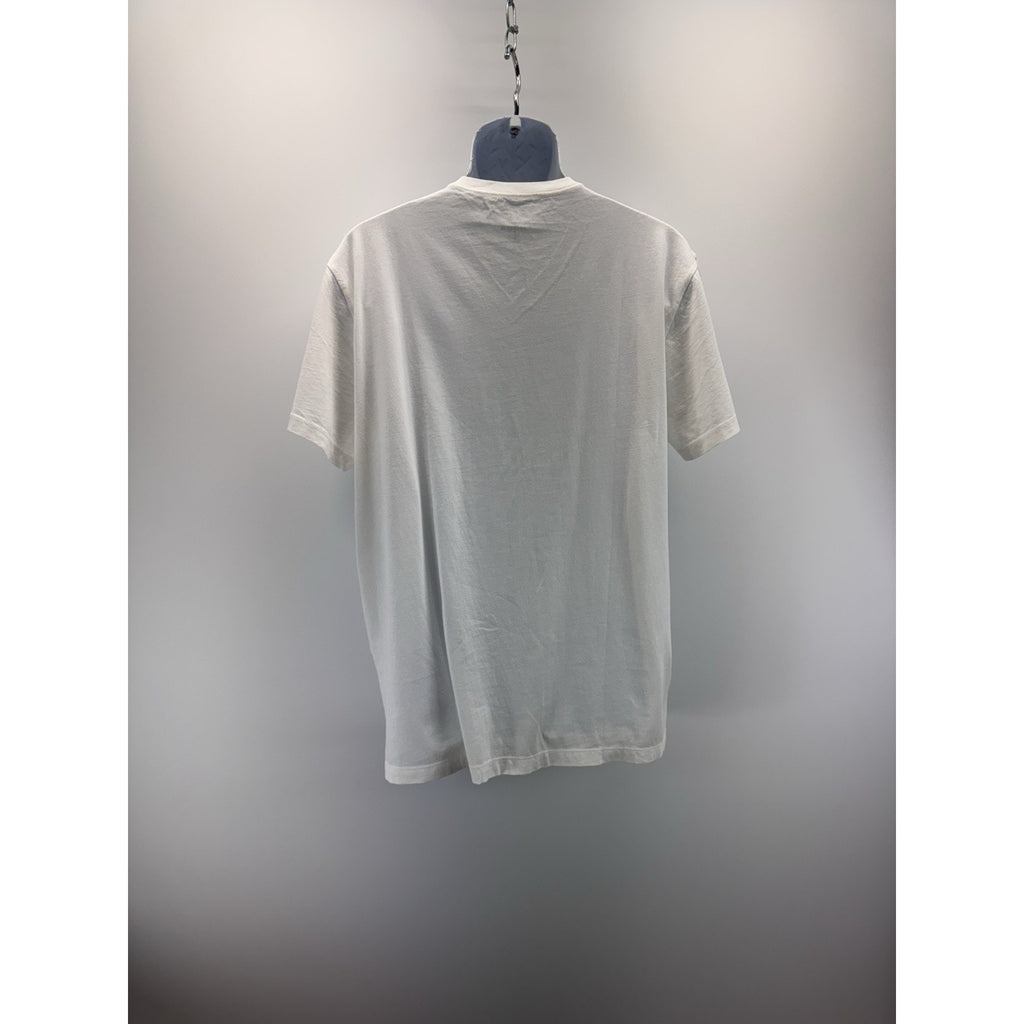 J Crew V-Neck T-Shirt White Broken In 100% Cotton Men’s XL NWT