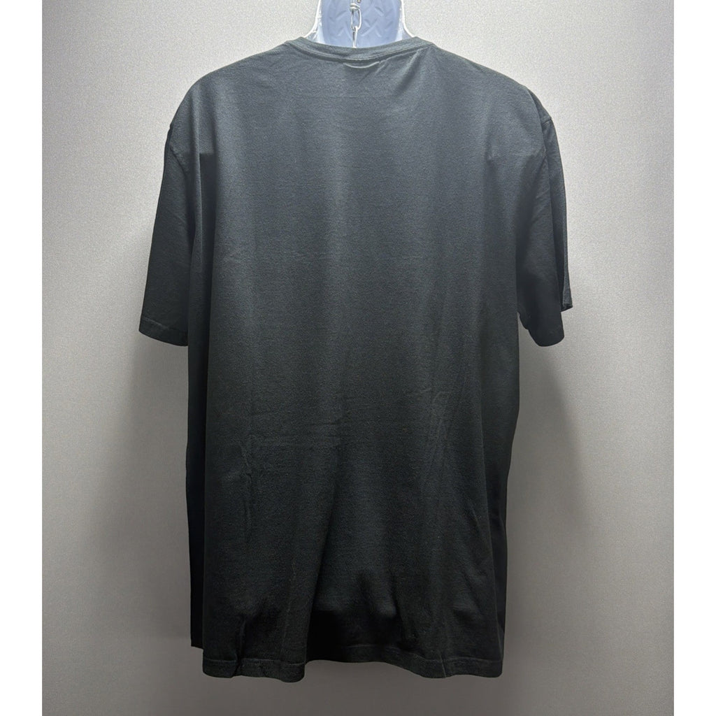 Vintage 1990s Polo Ralph Lauren Black T-Shirt with Brown Pony Logo XL