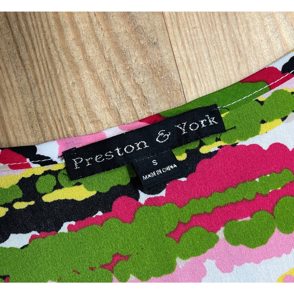 PRESTON YORK SLEEVELESS TOP WOMENS S Multi Color BOHO