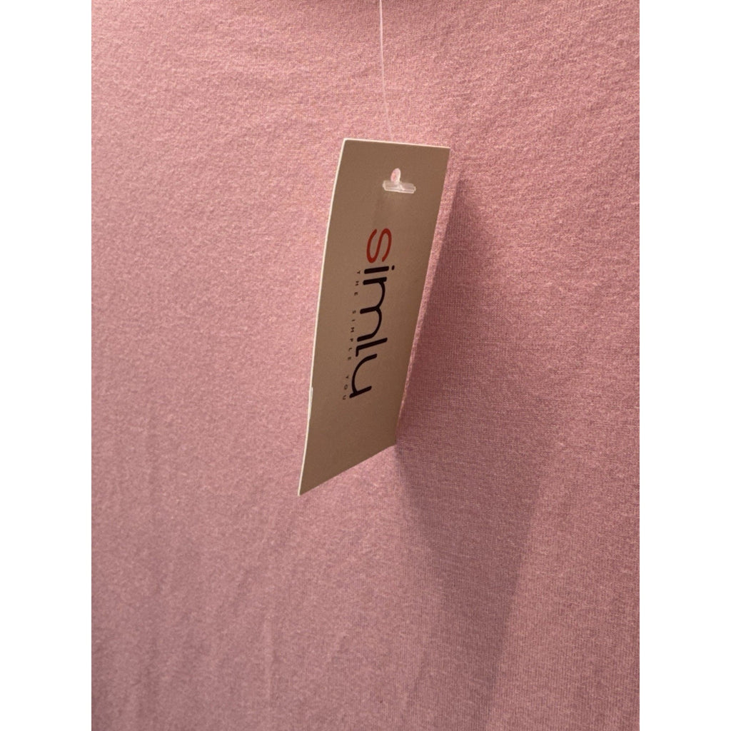 Simlu Peachy Pink 3/4 Sleeve Blouse Rayon Stretch Rayon Women’s Size M