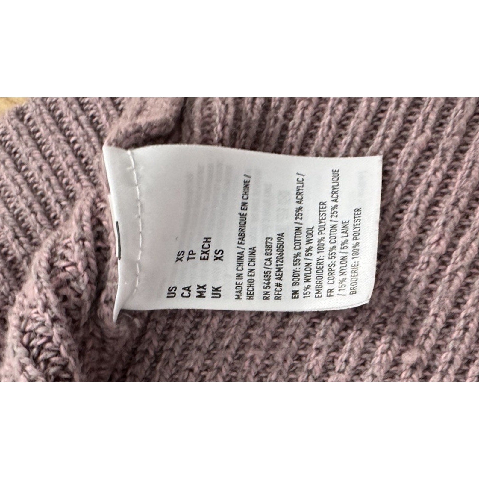 American Eagle Outfitters Sweater Floral Bishop Sleeves XS