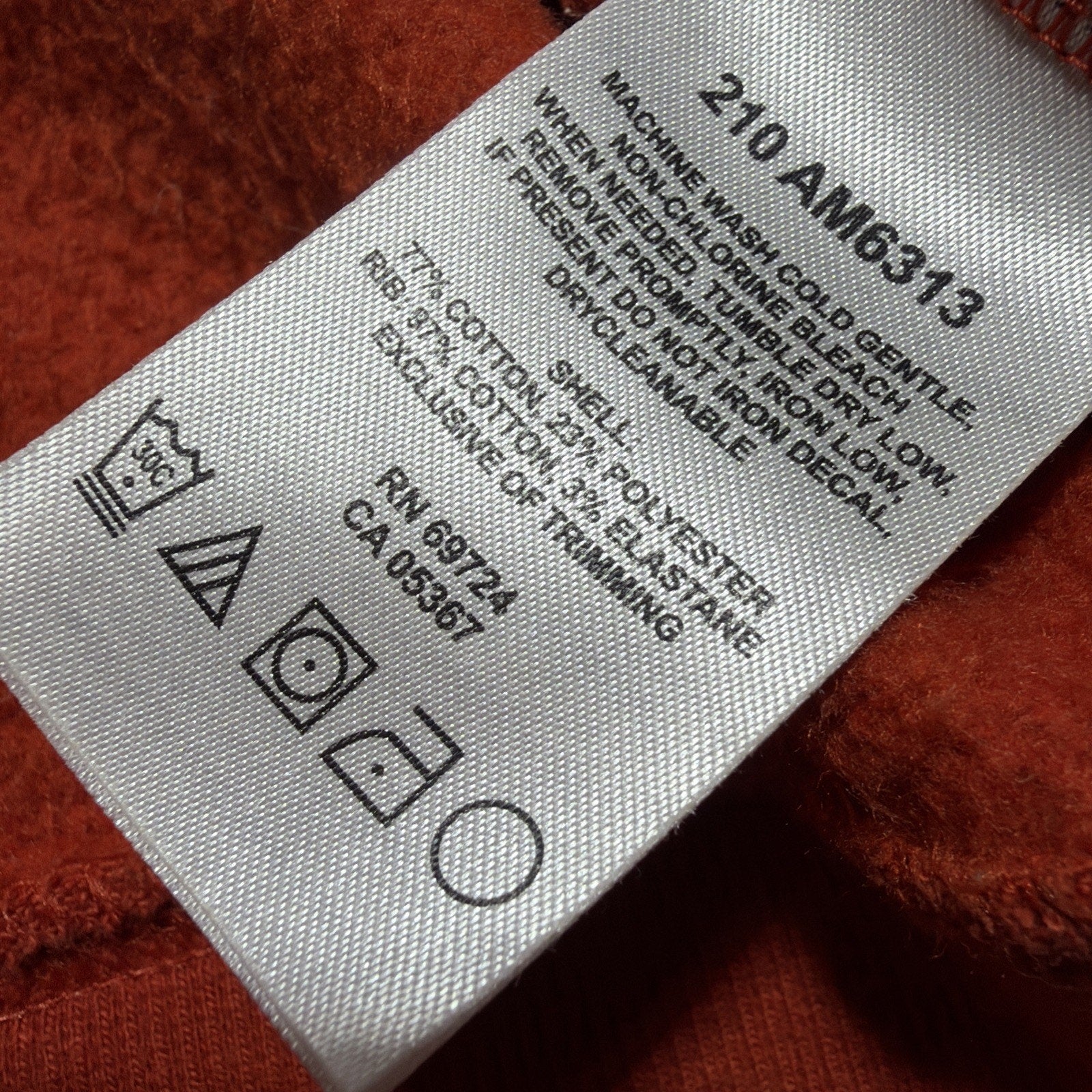 Columbia Orange Embroidered Logo Super Soft Fleece Sweater Size L Mens