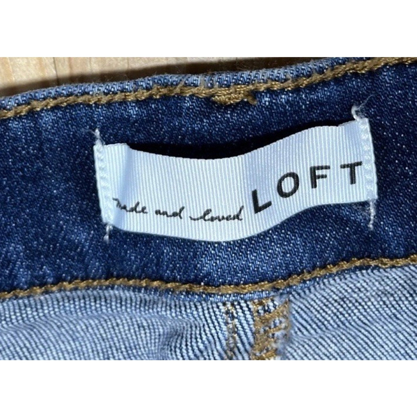 Loft Curvy Ankle Slit Fresh Cut High Rise The Skinny Jeans Size 2/26