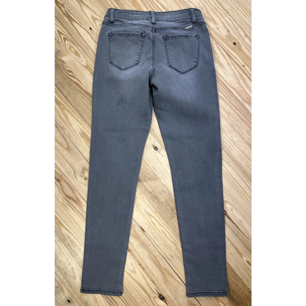 KanCan Gray Mid-Rise Classic Skinny Jeans Size 9/28