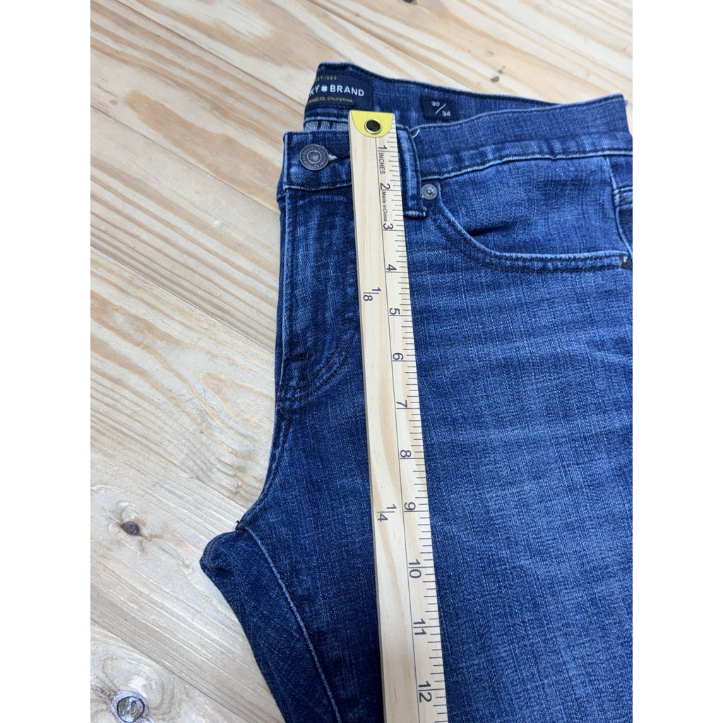 Lucky Brand 110 Skinny Jeans Size 30x34 Men’s Medium Wash Blue
