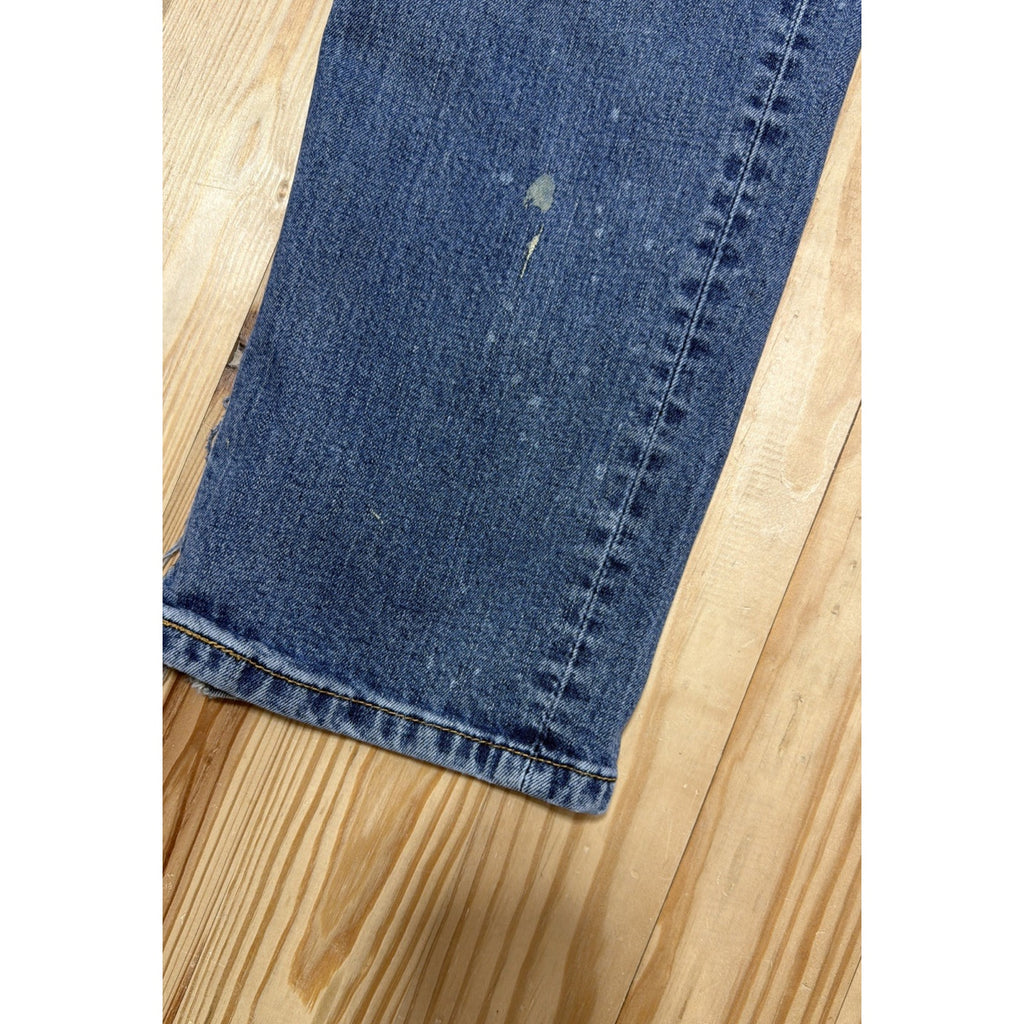 Levis 550 Relaxed Fit Straight Mens Tag 32x34 Western Medium Blue