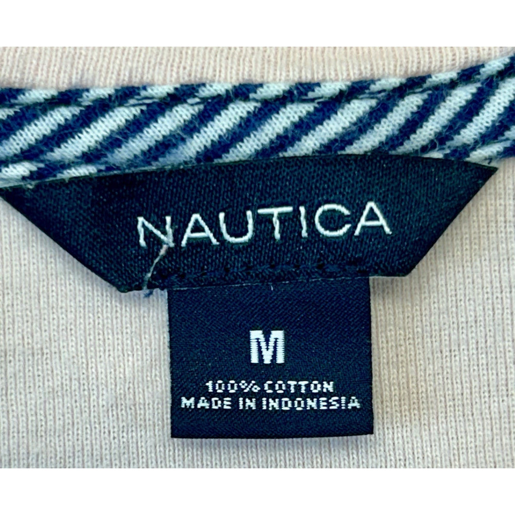 Nautica Shirt Womens Medium Peach Shirt .