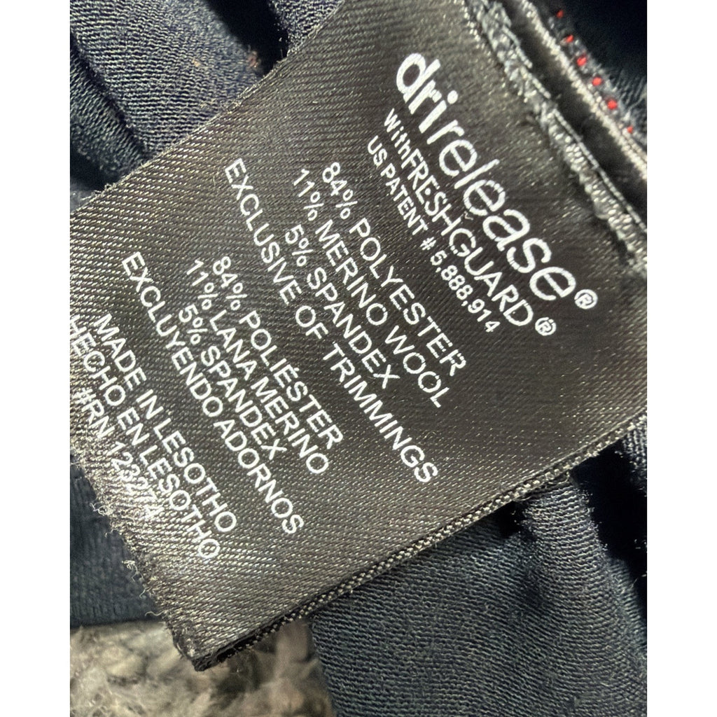 Paradox DriRelease Men L Black Lightweight Merino Blend Sweater 1/4 Zip Pullover