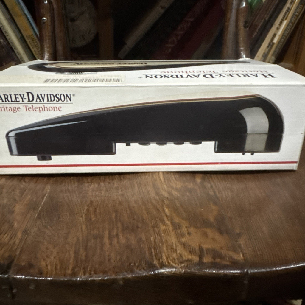 VINTAGE HARLEY DAVIDSON HERITAGE GAS TANK TELEPHONE IN BOX