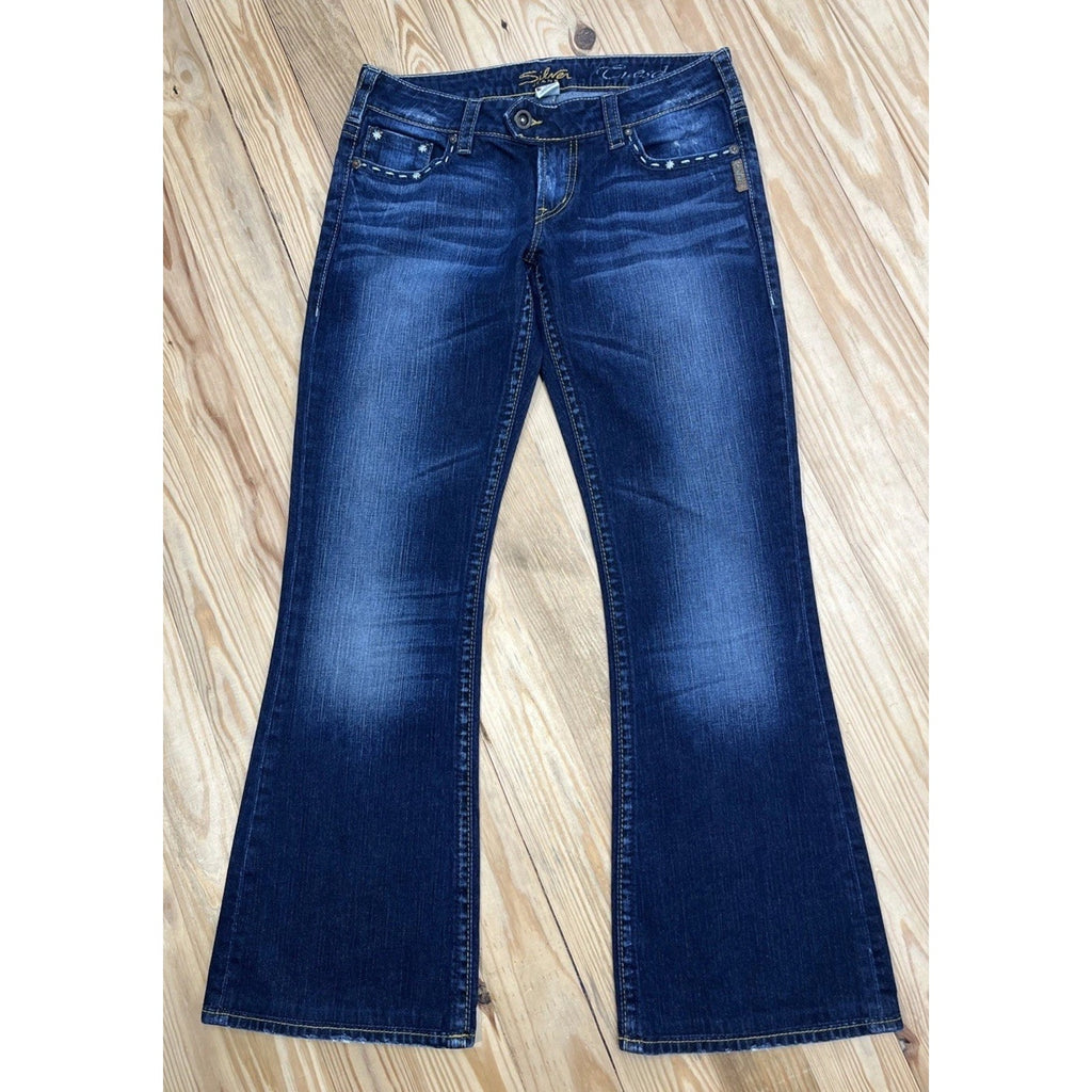 Silver Jeans Women's Sz 29x30 Tuesday Low Rise Boot Cut