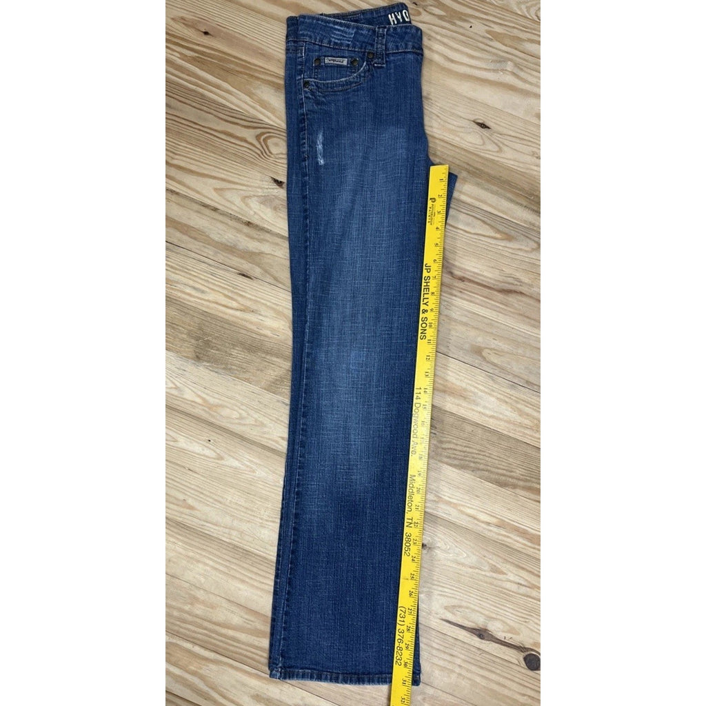 Y2K Hydraulic Jeans Bootcut Flare 11/12 Women's Denim Jeans Medium Wash