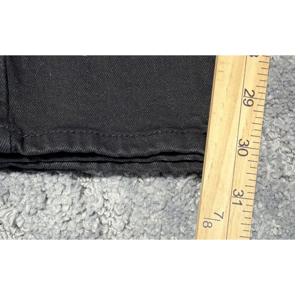 Cotton-On Denim High Rise Tapered Leg Black Jeans Size 28 Measure 30x30