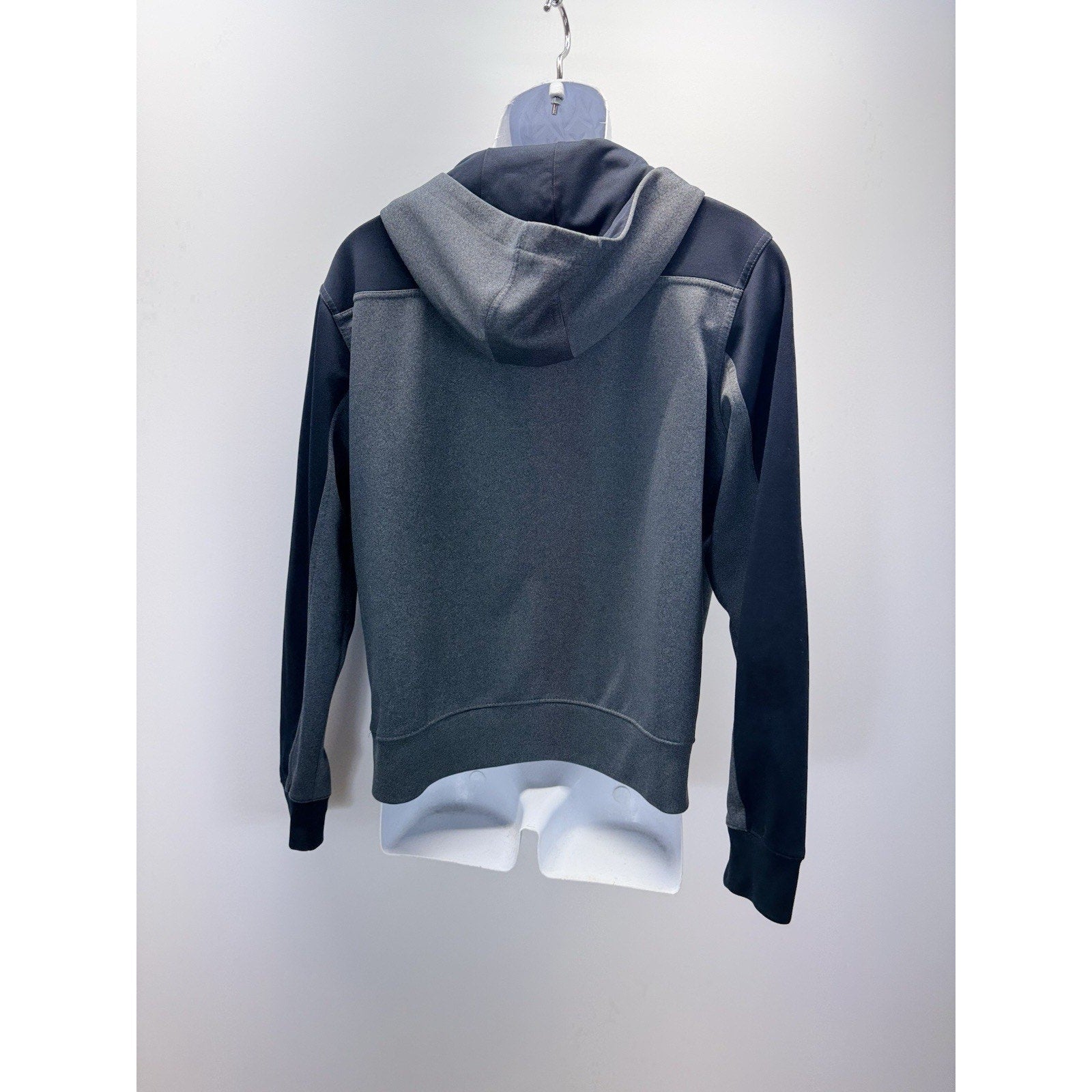 Sport Tech 1/4 Zip Pullover Men’s Medium Hoodie Color Block Gray/Black Cabletel