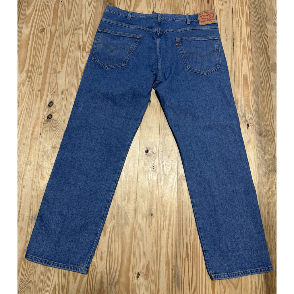 Levis Western Fit Jeans Mens Blue 40x34 Straight Medium Wash