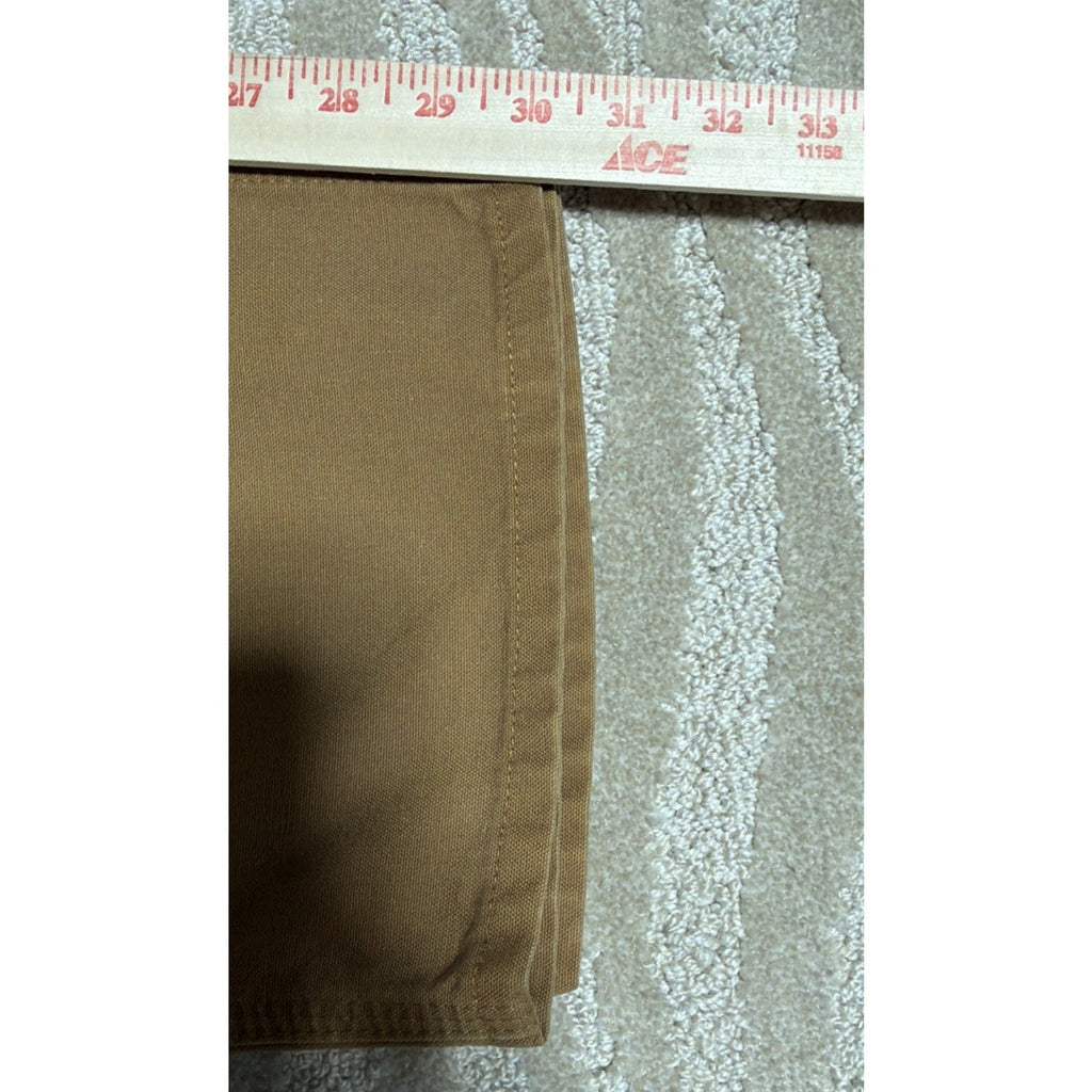 Carhartt Duck Brown Canvas Dungaree Fit Pants Men 46x30
