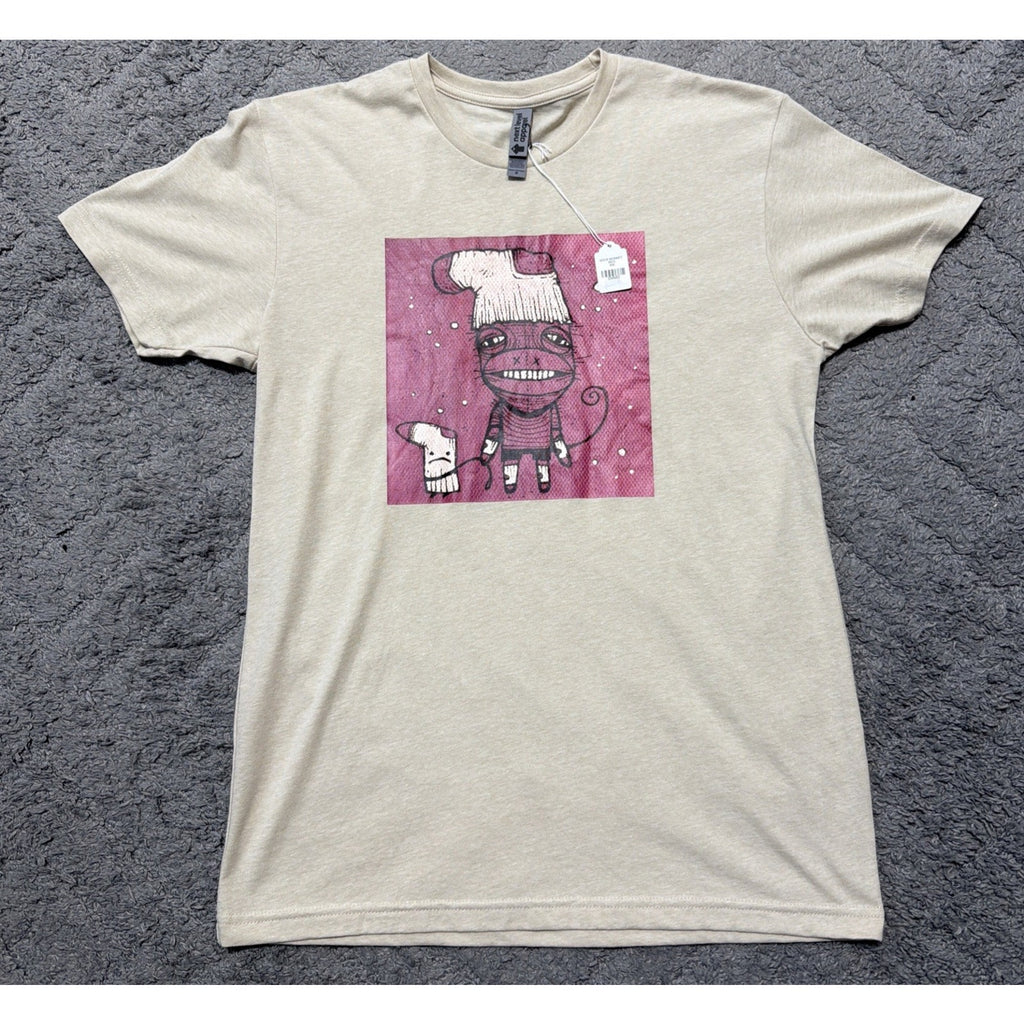Sock Monkey Next Level Apparel T-Shirt Size M NWT