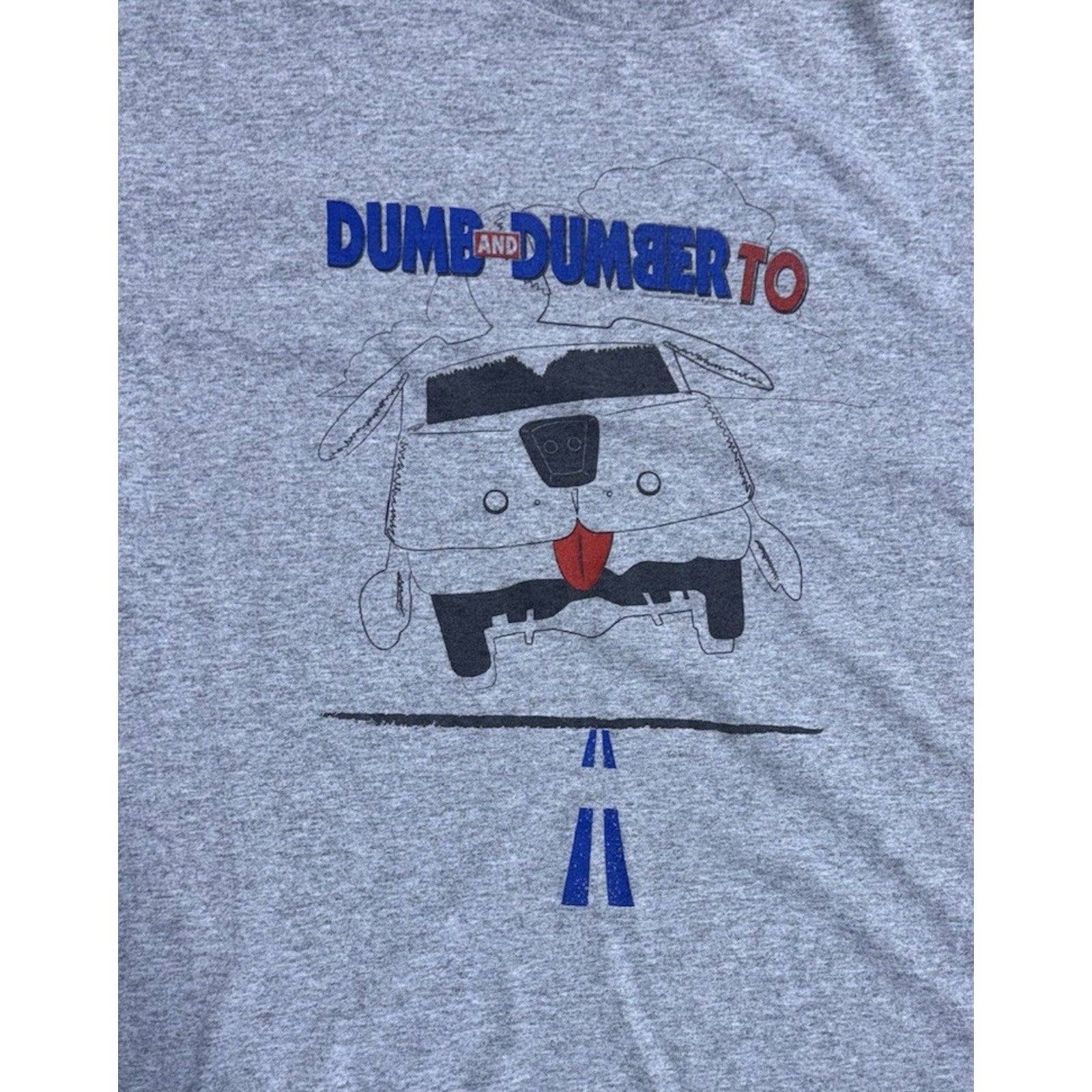 Dumb And Dumber To T-shirt large Cotton movie promo Vintage Style Vtg