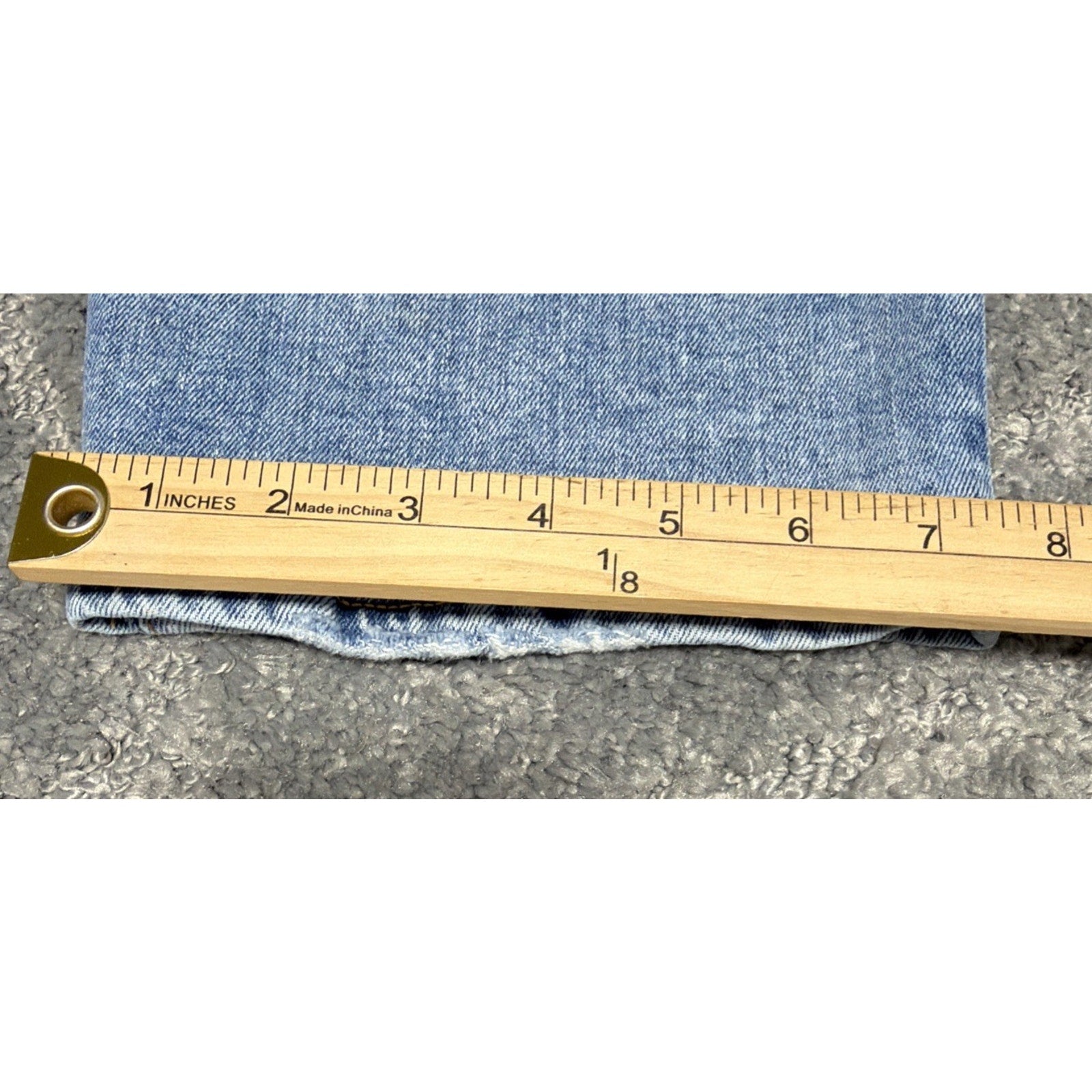 Mutual Weave Jeans Men's 34x32 Medium Blue Denim The Relaxed Cotton Stretch