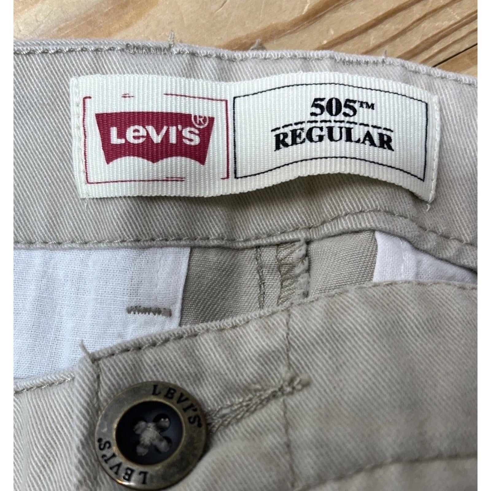 LEVI'S STRAIGHT STRETCH Twill CHINO PANTS - Men's 28x28 Red Tab