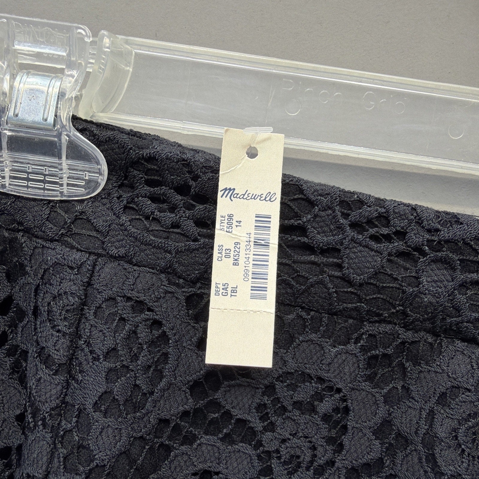 Madewell Mini Skirt Womens 14 Lace Asymmetrical Wool Blend E5096 Dark Romance