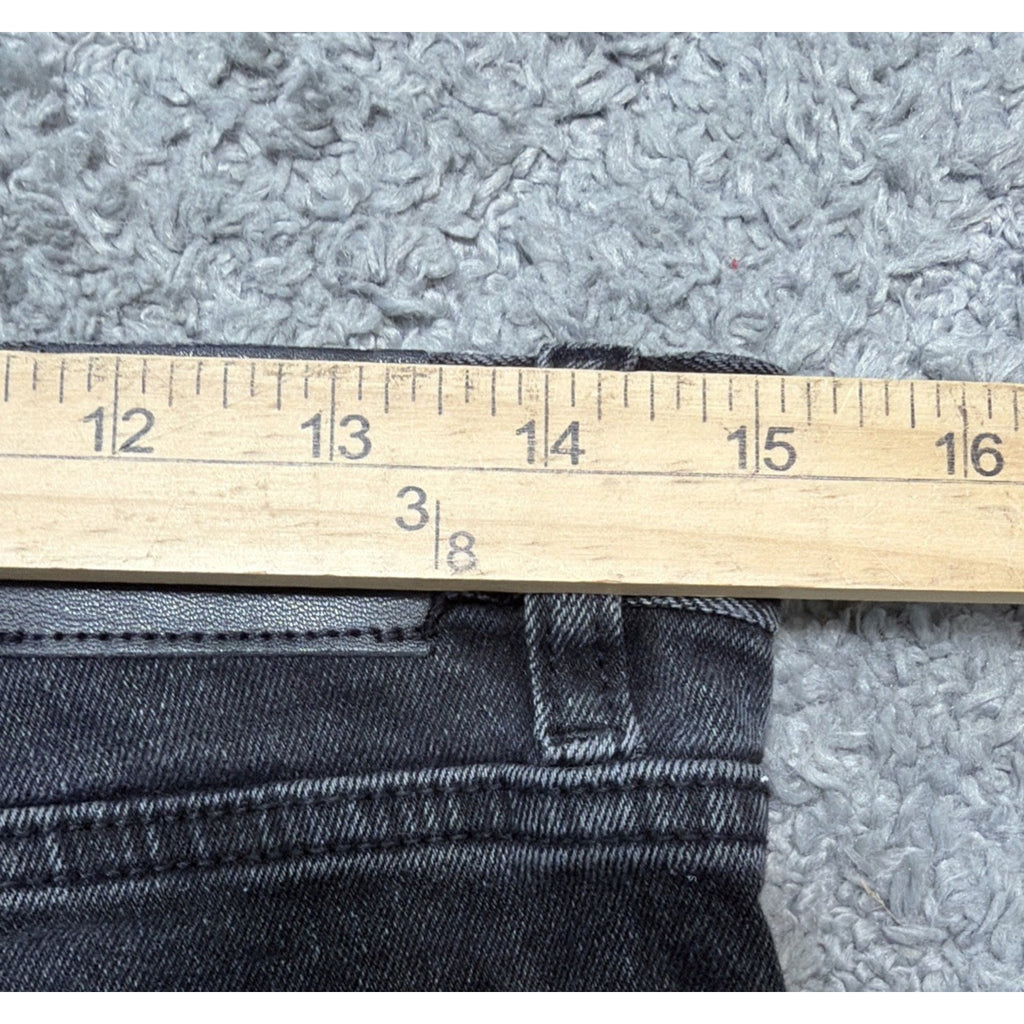 Rock Salt Cargo Pants Youth 18 Faded Black Grunge Skater 30x27