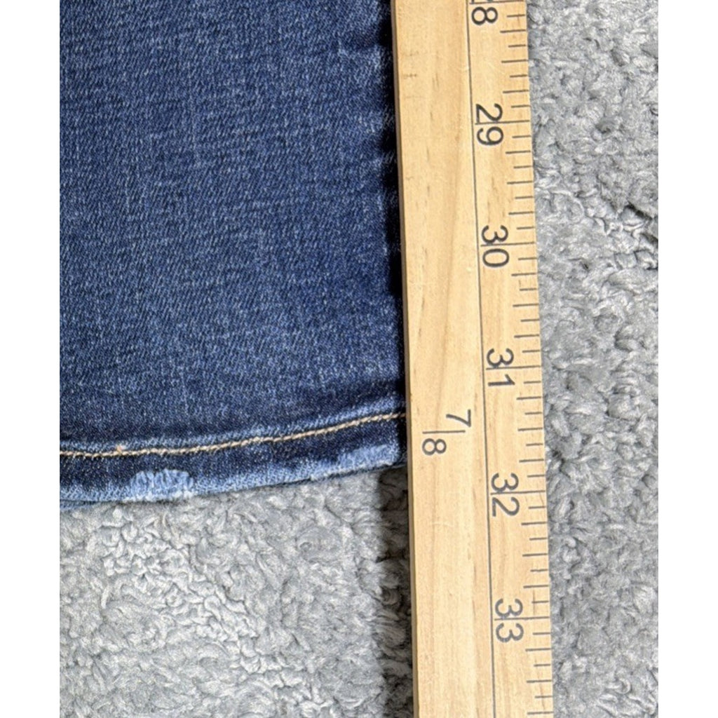 American Eagle Women's Jeans 10 Super Stretch Kick Boot Blue Denim