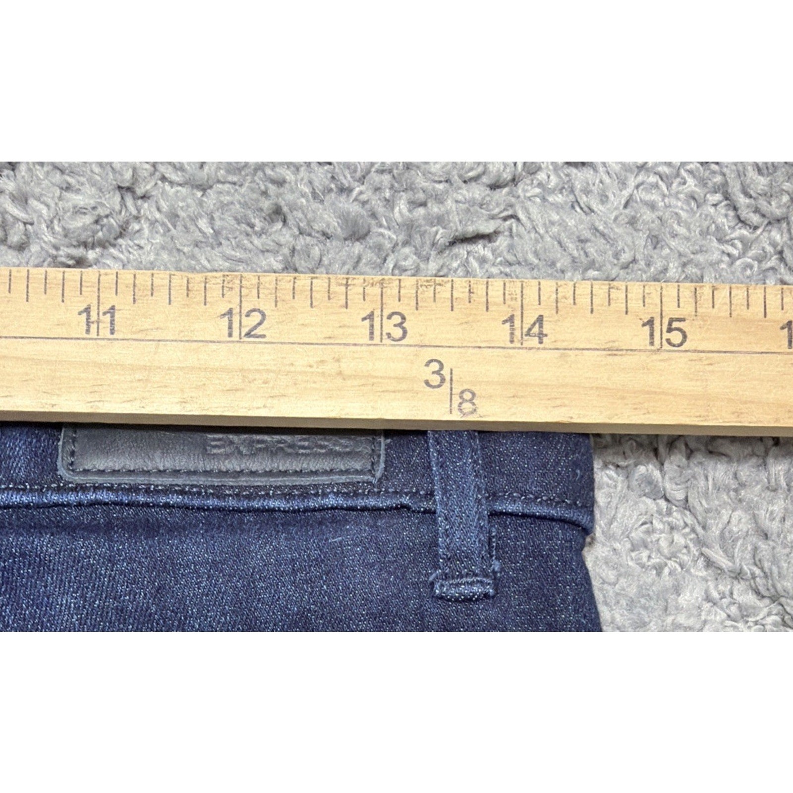 Calvin Klein Women High Rise Slim Flare Denim Jeans Size 6 Reg 29x33