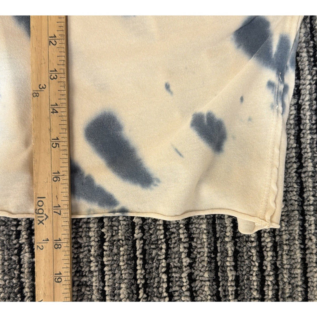 mono b Women's Size Medium Tie Dye Short Sleeve Crop Oversized T Shirt
