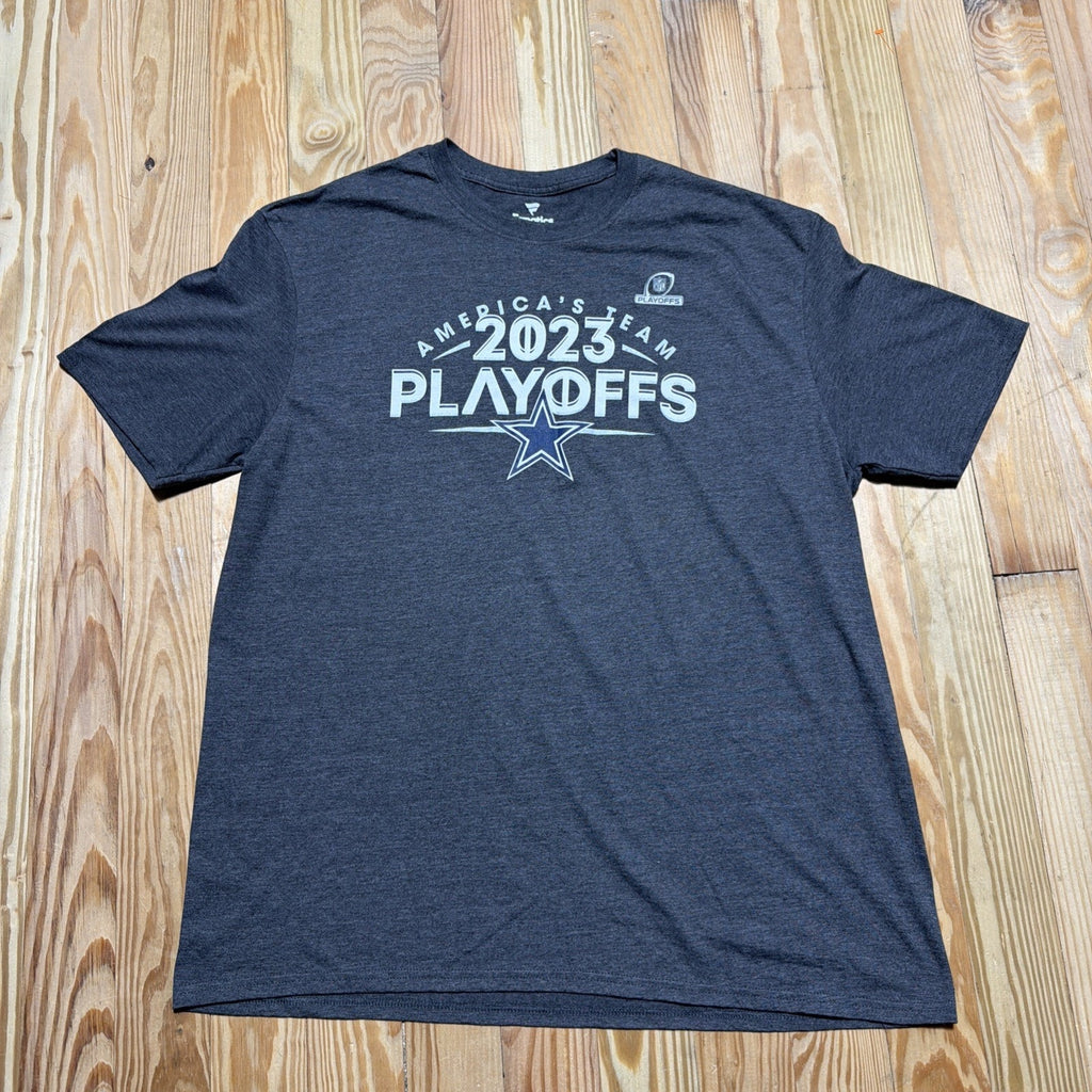 Dallas Cowboys Americas Team NFL 2023 Playoffs Fanatics Shirt 2XL Excellent