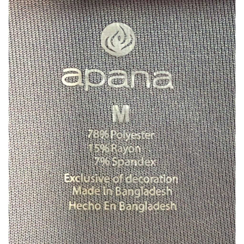 Apana Open Shrug Sweater Cardigan Jacket Athleisure Sz Medium Pockets Gray