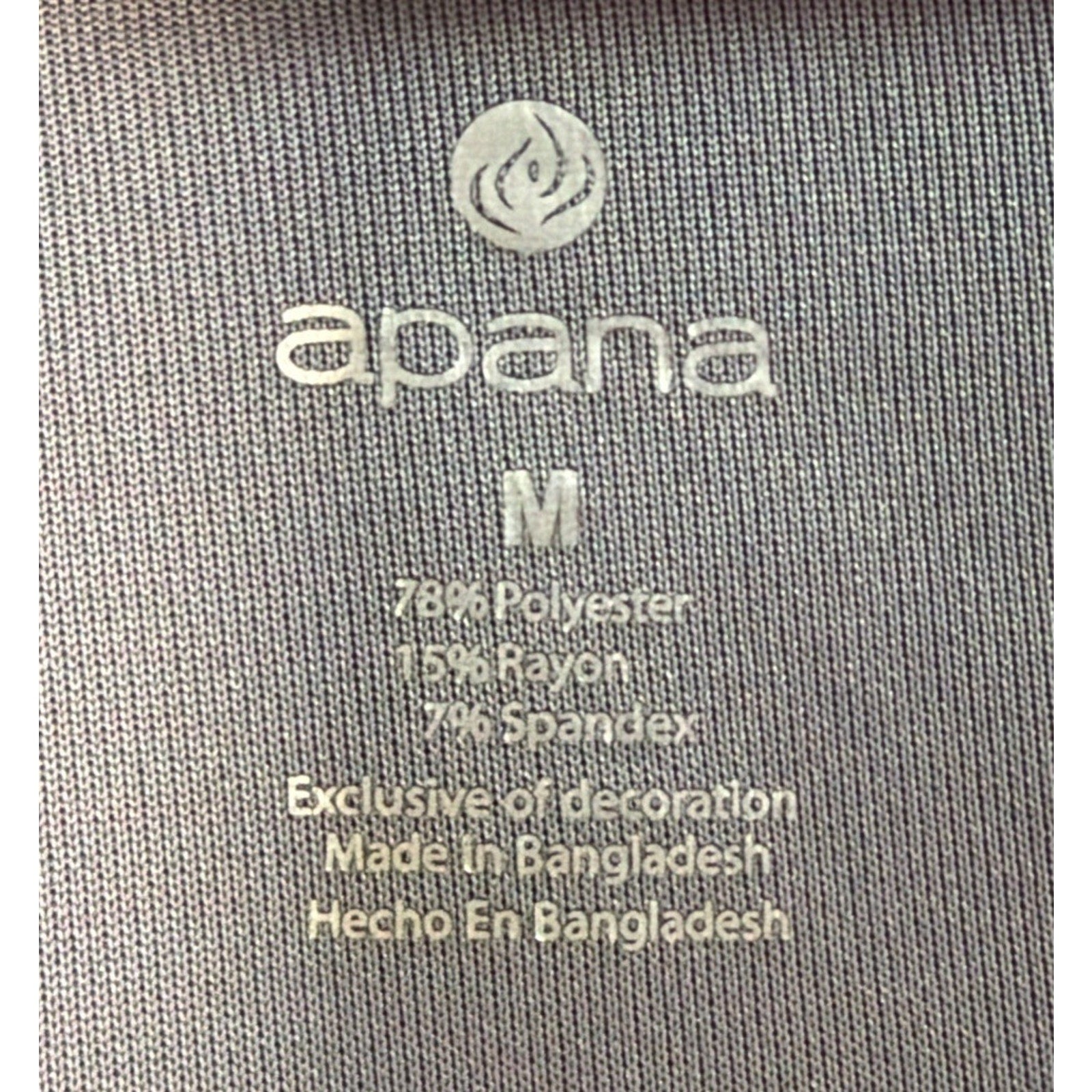 Apana Open Shrug Sweater Cardigan Jacket Athleisure Sz Medium Pockets Gray