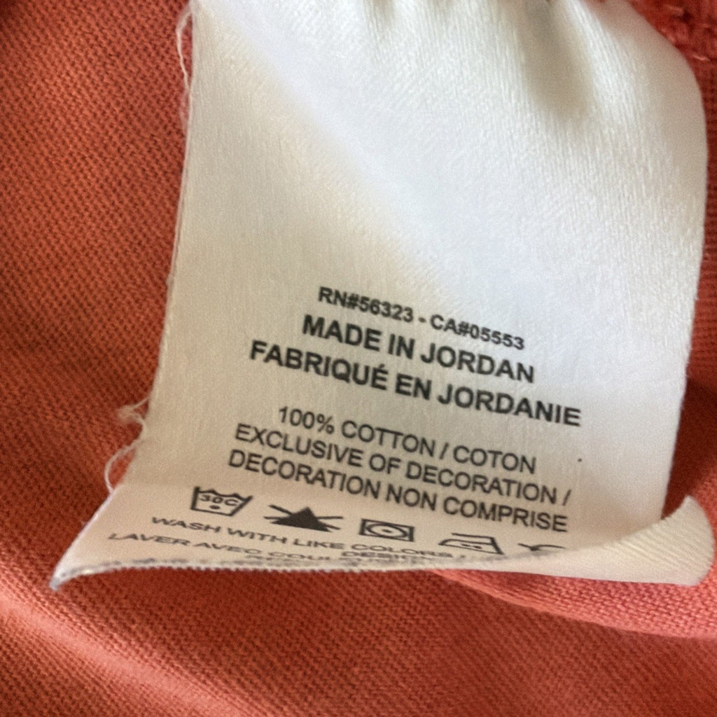 Nike Sportswear Coral Peach Futura T-Shirt Men's Size M - CT6572-814